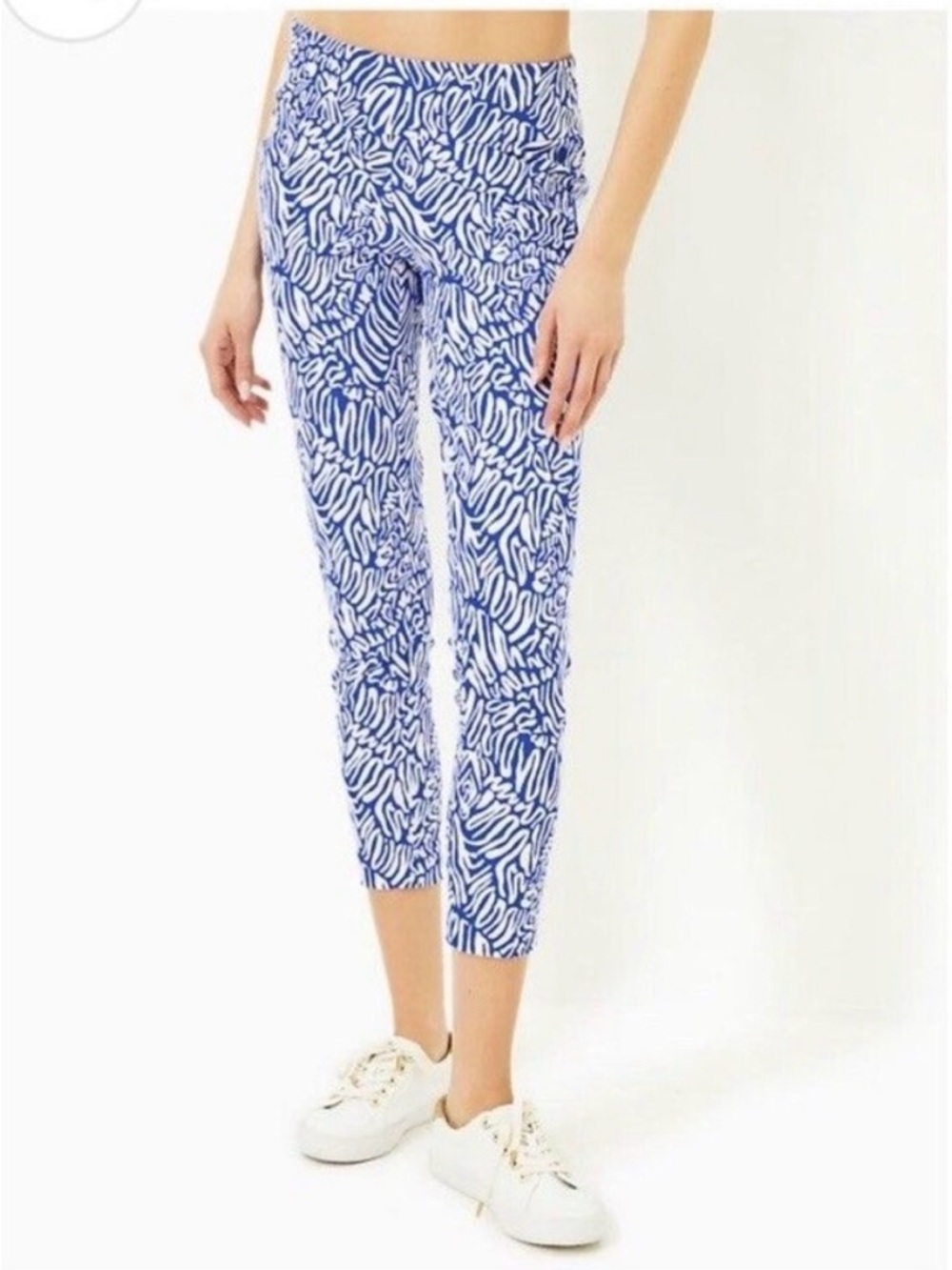 Lilly Pulitzer Corso Pant UPF 50+ in Martinique Blue, Size 8 NWT